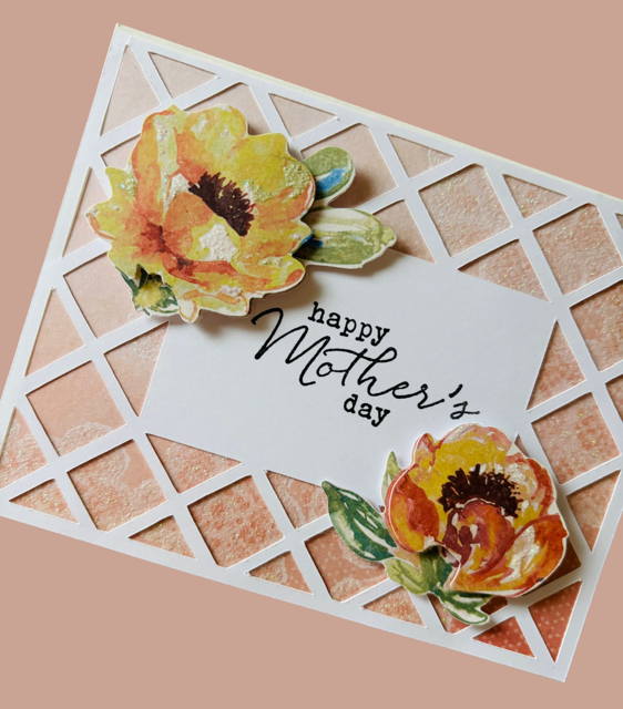 M Day - peach lattice