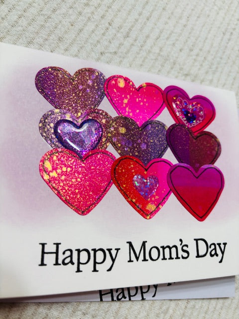 M Day - pink purple hearts