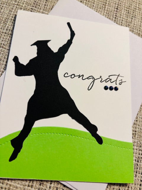 graduation - green