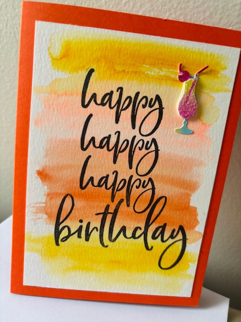 orange - drink embellishment