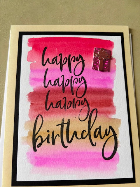 pink gift embellishment