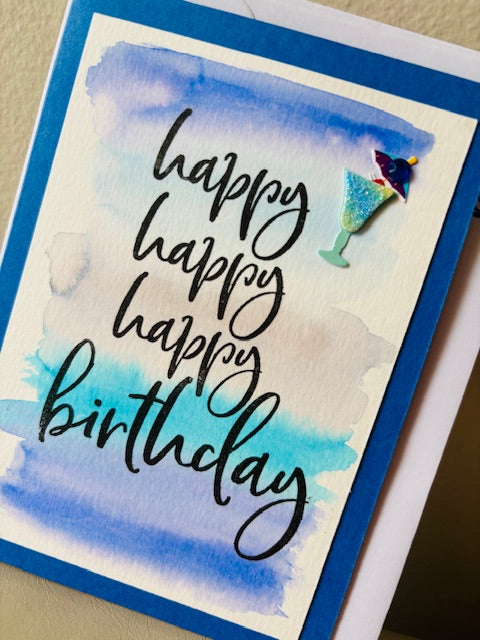 blue - drink embellishment