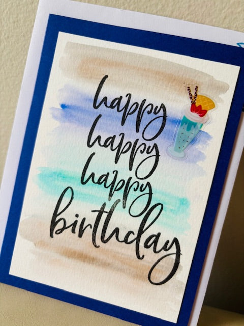 blue - drink embellishment