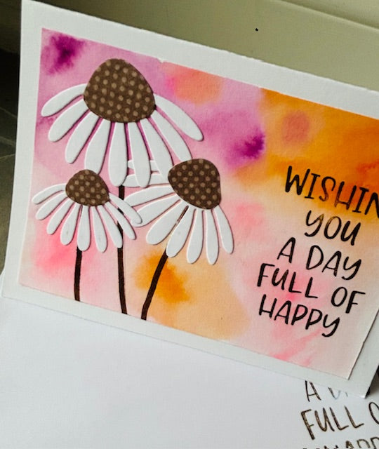 day full of happy - pink/orange