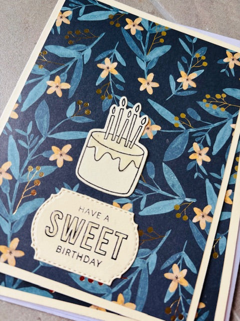 navy - cake