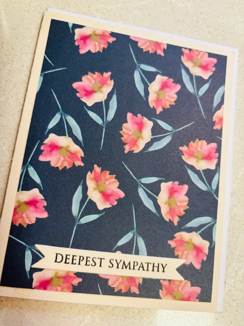 deepest - navy/pink floral