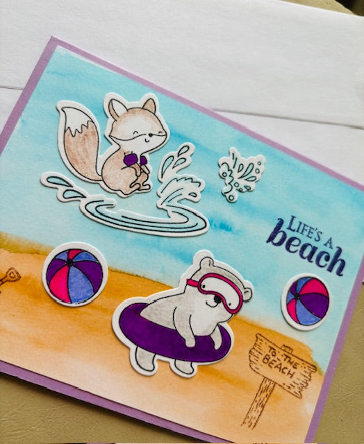 life's a beach - purple
