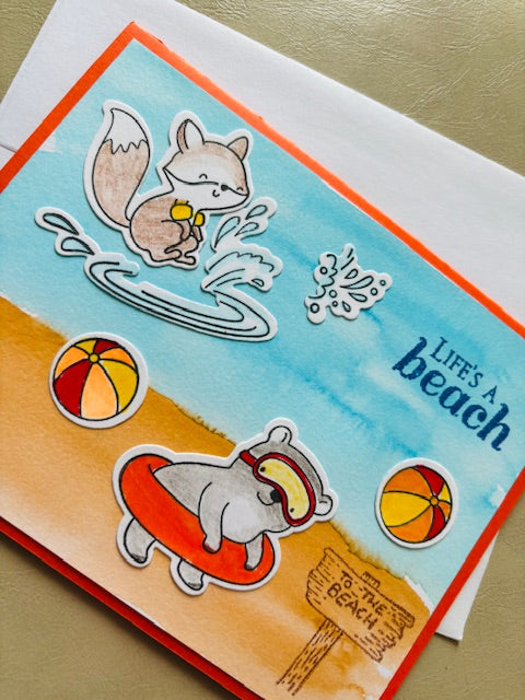 life's a beach - orange