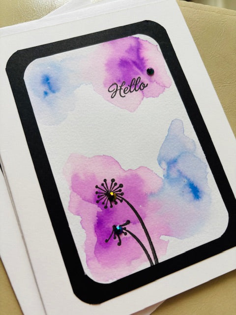 hello - purple/blue