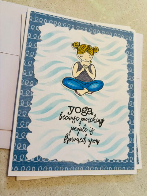 yoga - blue