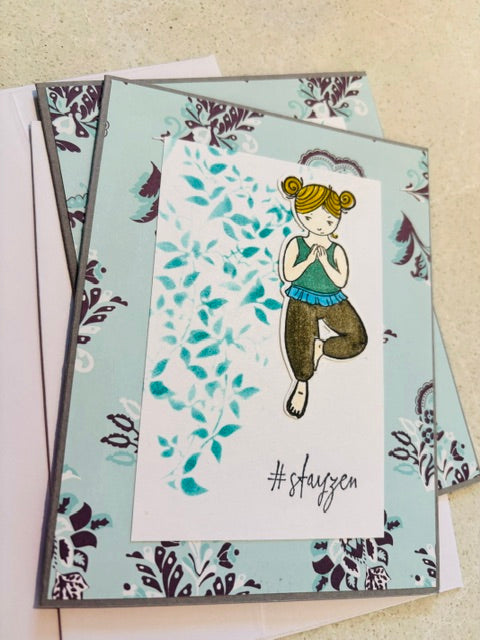 yoga - aqua/grey