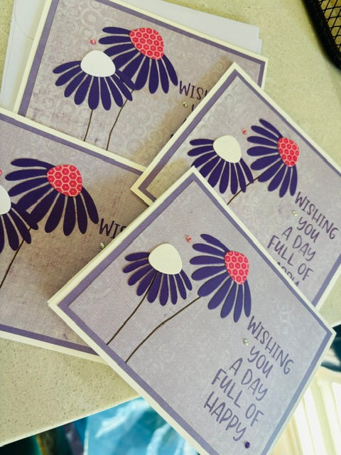 day full of happy purple