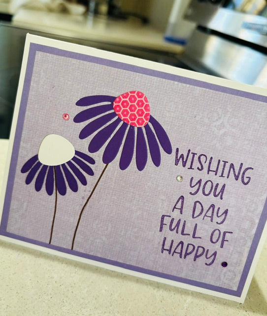 day full of happy purple
