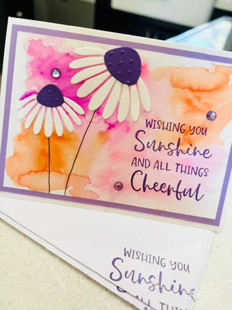 sunshine and cheer - purple