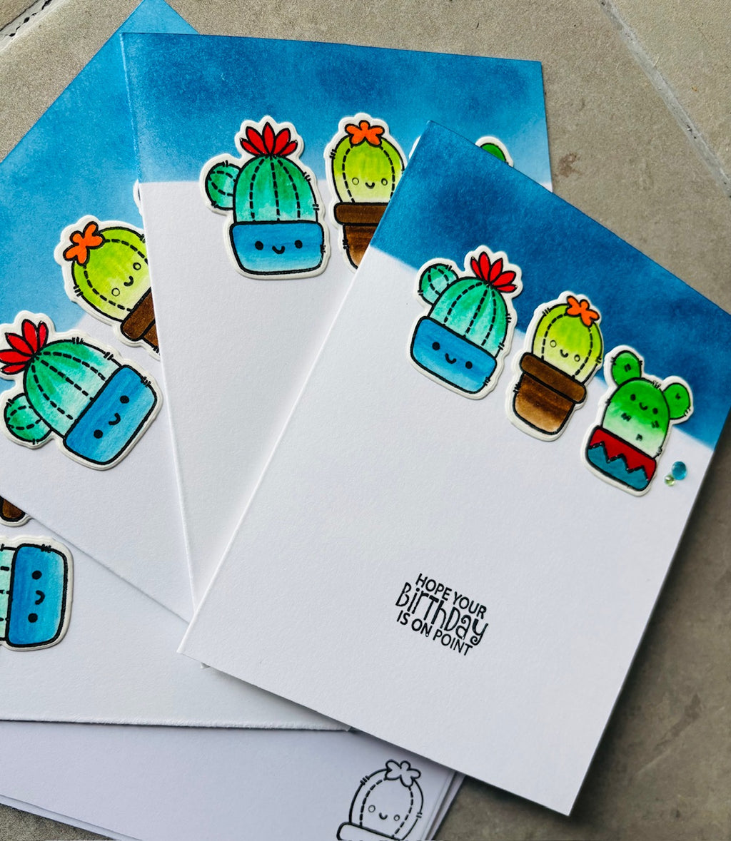 Cactus - blue