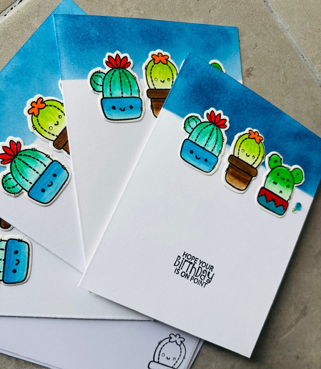 Cactus - blue
