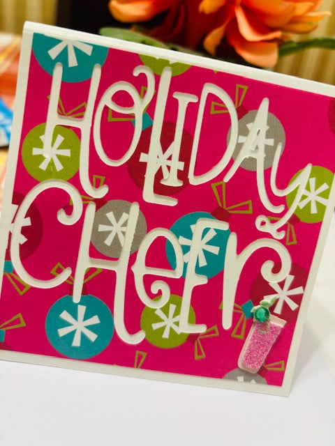 Holiday Cheer bright pink