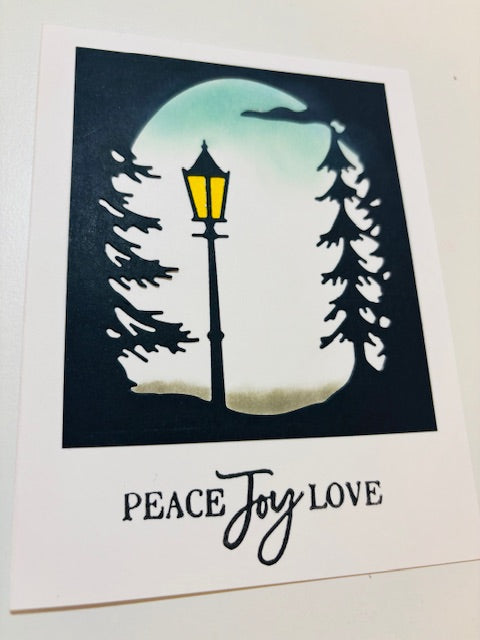 Peace Joy Love - lantern
