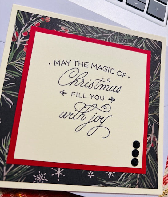 Christmas magic - red/black