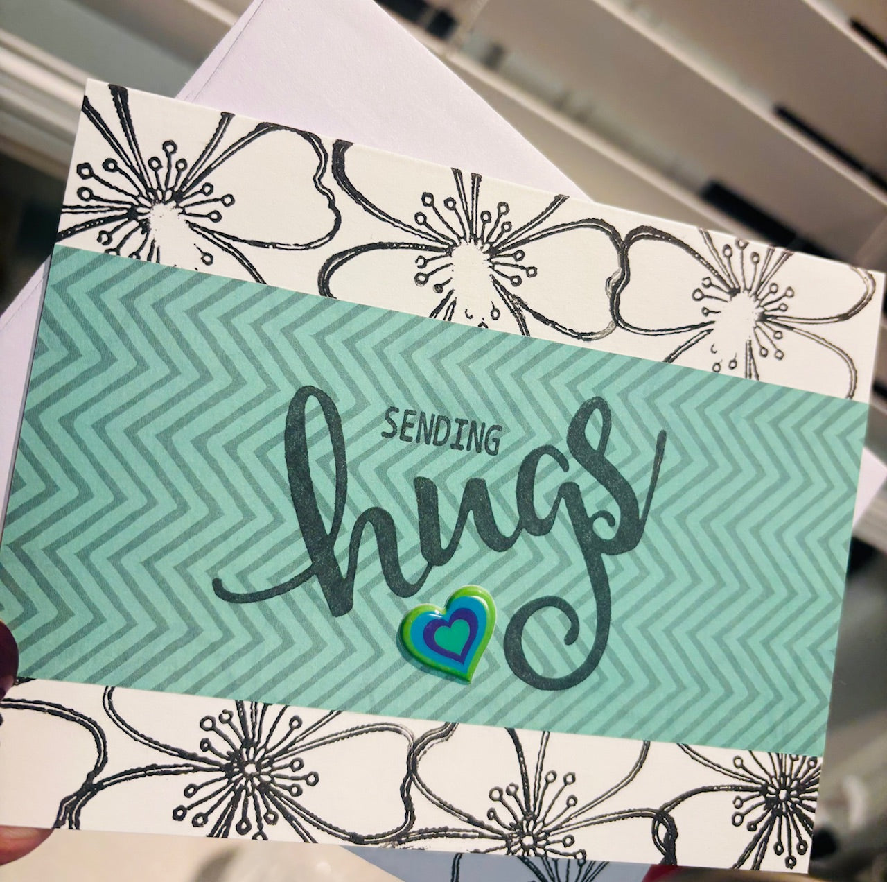 sending hugs - green